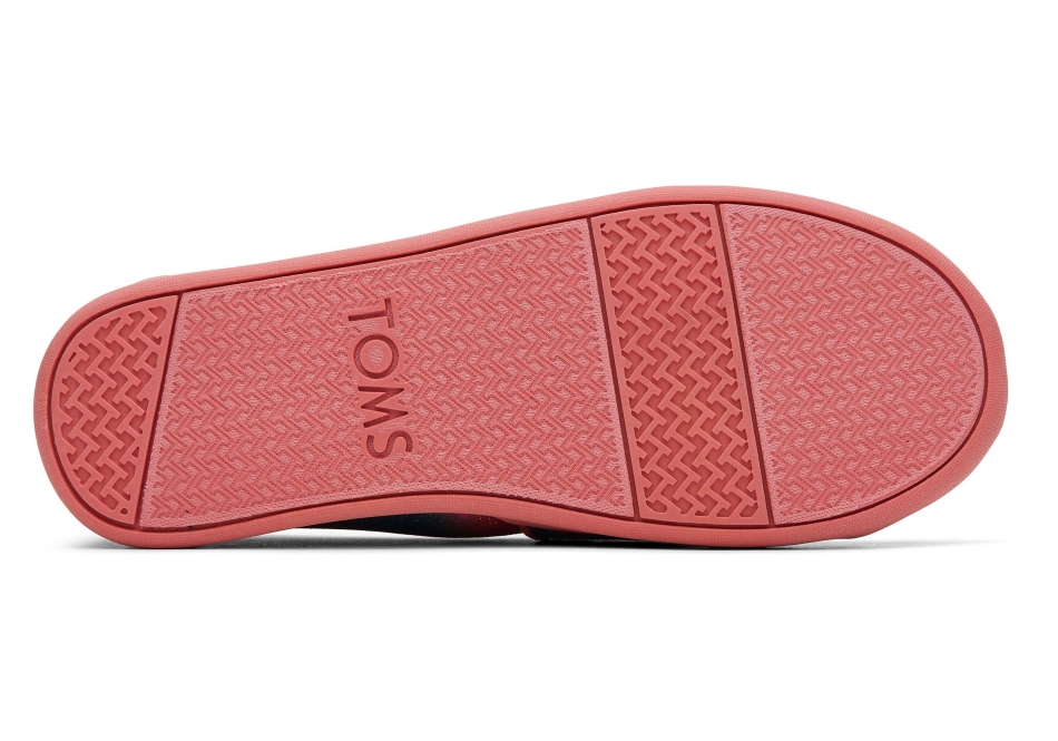 Toms Youth Alpargata Glitter Pink Gradient