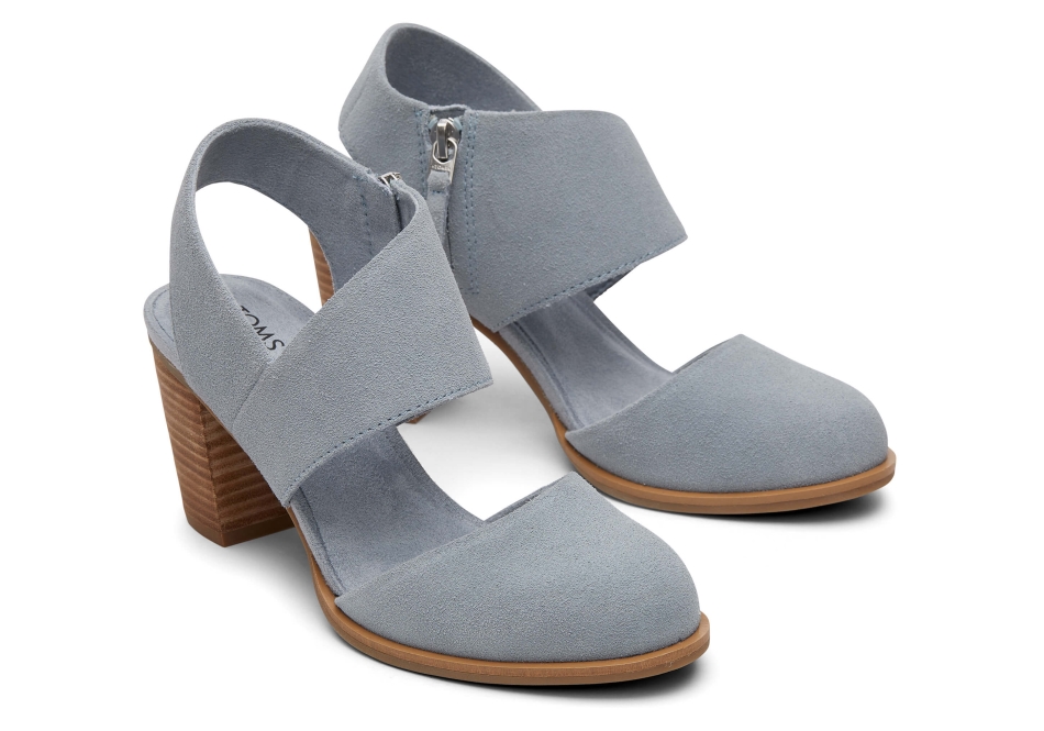 Toms Majorca Closed Toe Sandal Stone Grey
