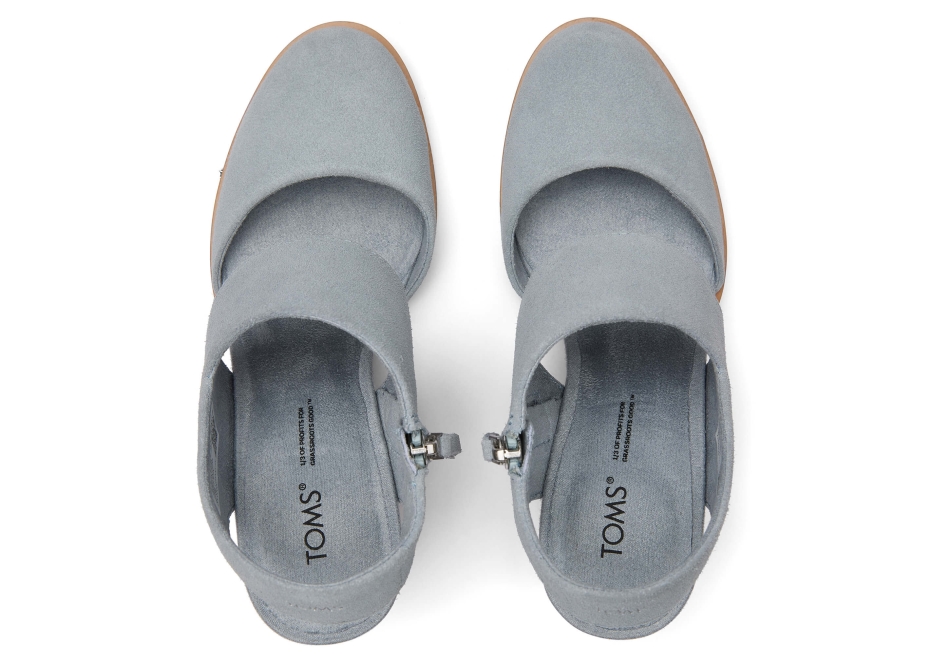 Toms Majorca Closed Toe Sandal Stone Grey