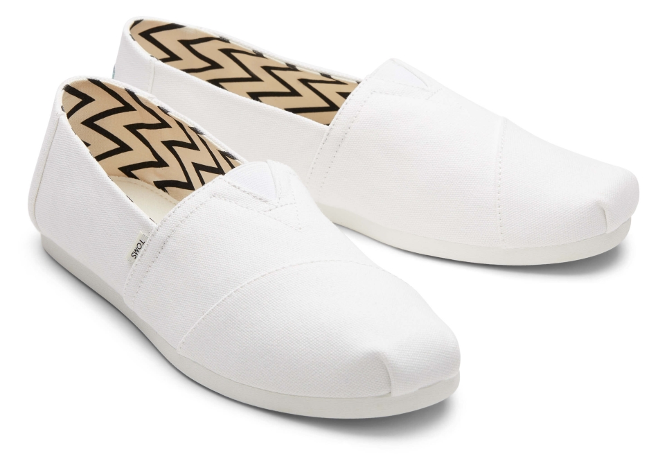 Alpargata Recycled Cotton Canvas Toms White