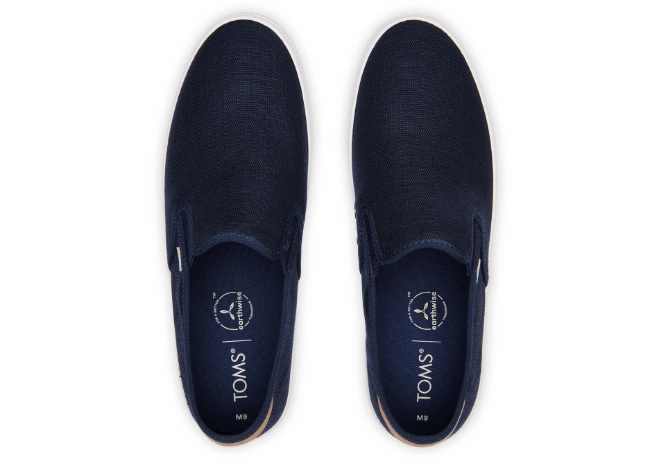 Toms Baja Slip On Navy