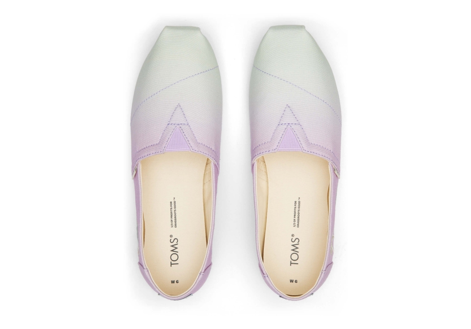 Toms Alpargata Ombre Palm Tree Lilac Ombre