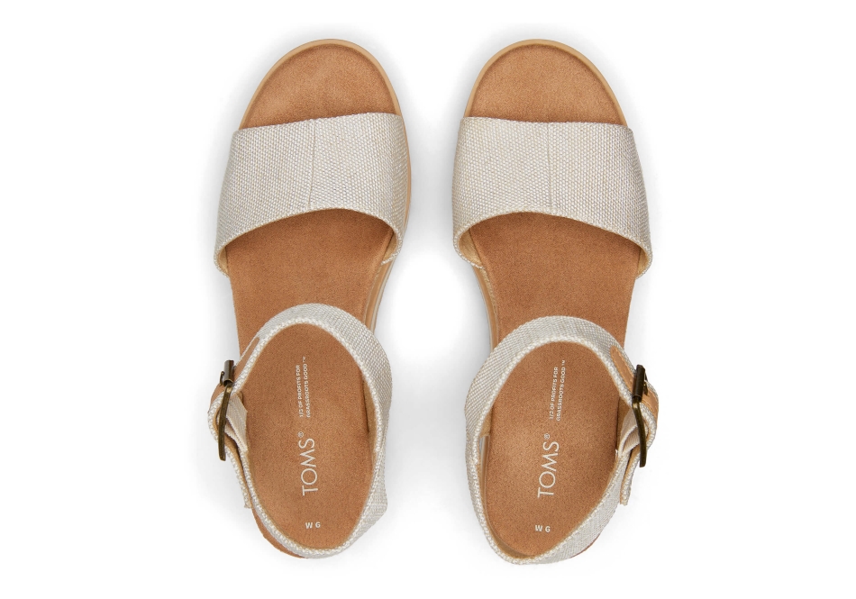 Toms Diana Wedge Sandal Natural