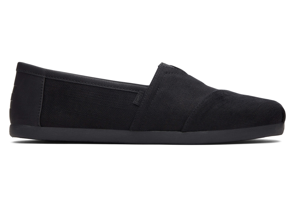 Toms Alpargata Synthetic Trim Black-Black