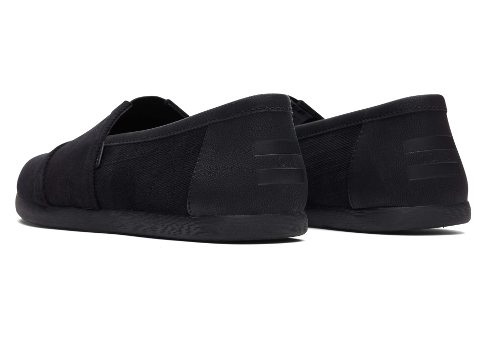 Toms Alpargata Synthetic Trim Black-Black