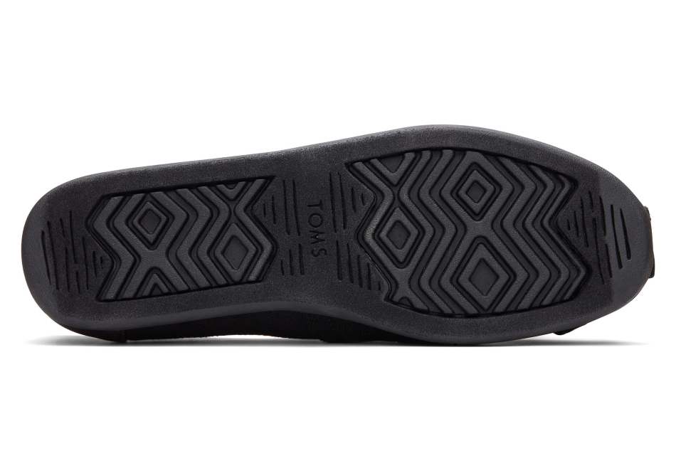 Toms Alpargata Synthetic Trim Black-Black