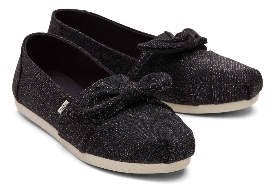 Toms Alpargata Glimmer Black Glimmer