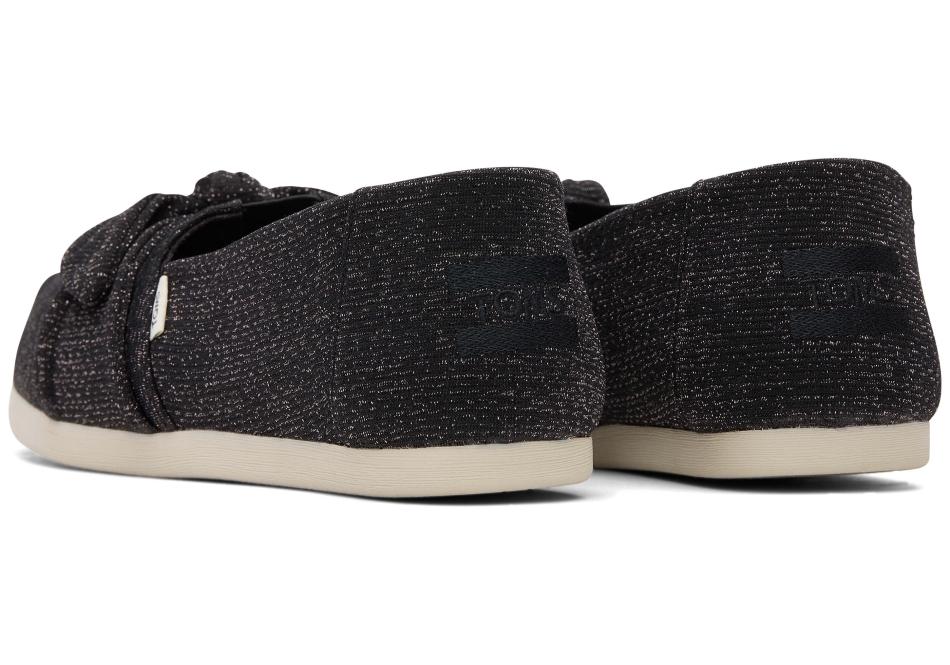 Toms Alpargata Glimmer Black Glimmer
