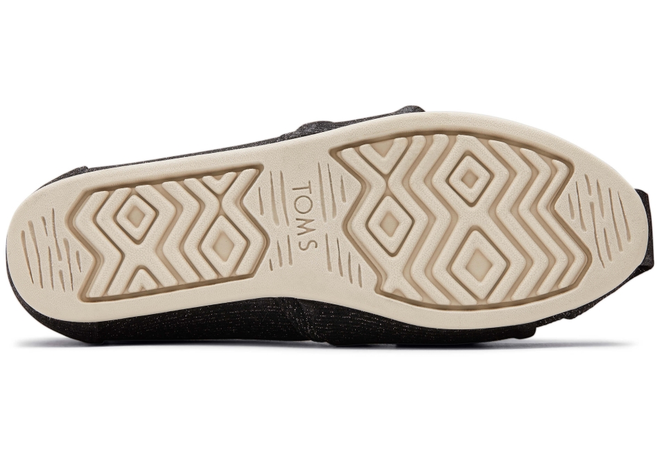 Toms Alpargata Glimmer Black Glimmer