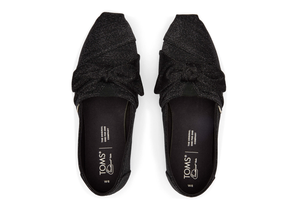 Toms Alpargata Glimmer Black Glimmer