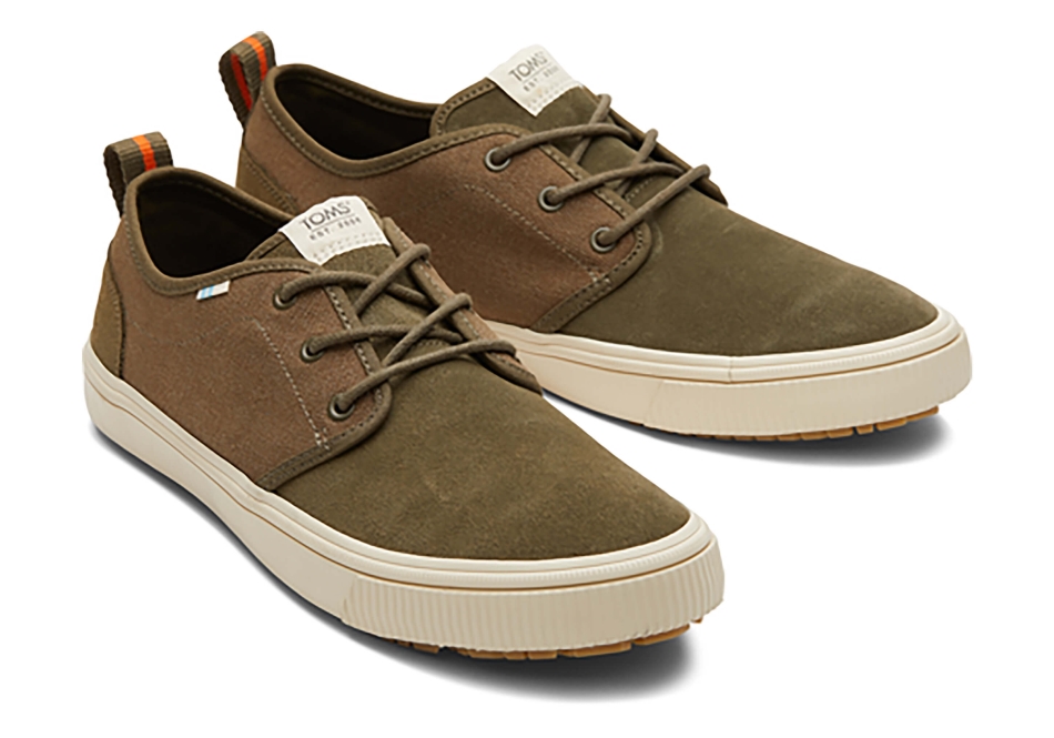 Toms Carlo Terrain Water Resistant Sneaker Water Resistant Dark Olive