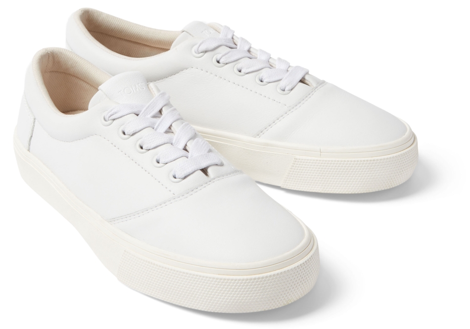 Toms Fenix White Leather