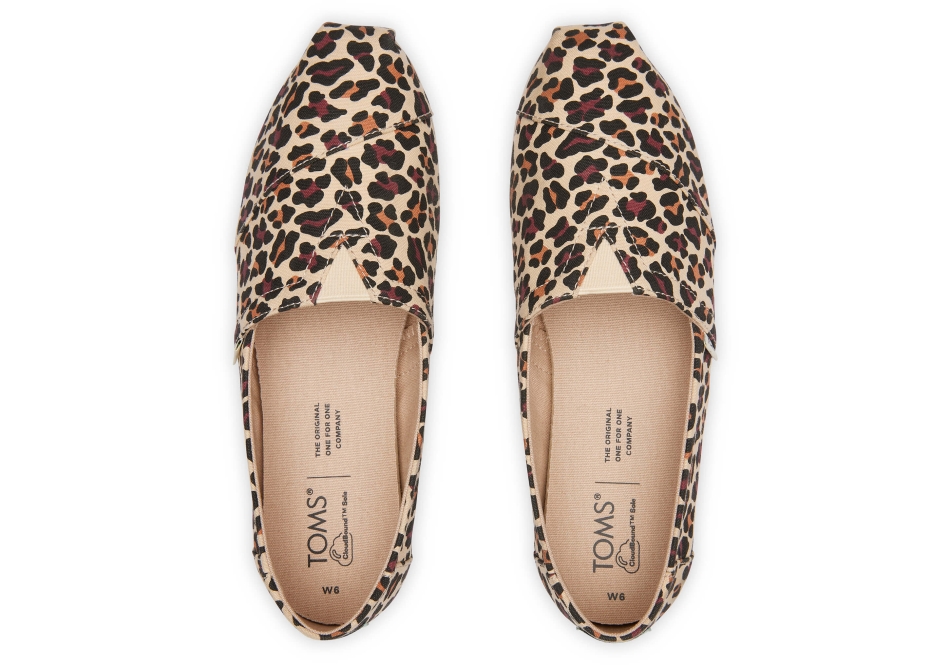 Toms Leopard Alpargata Beige Leopard