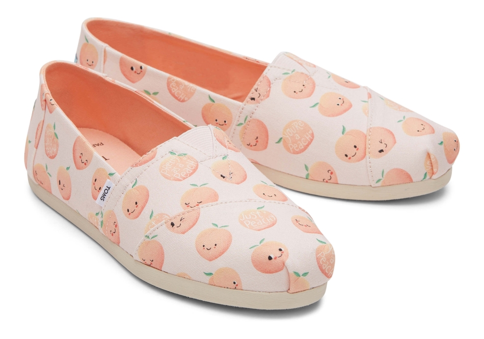 Toms Alpargata Paper Source Peach