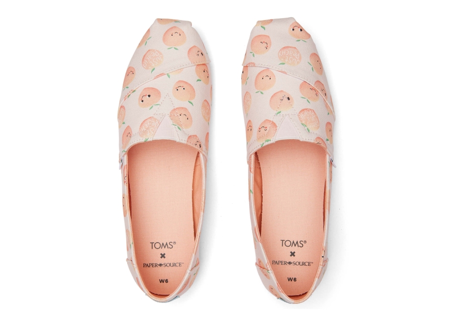 Toms Alpargata Paper Source Peach