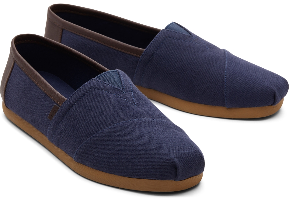 Toms Alpargata Synthetic Trim Deep Navy