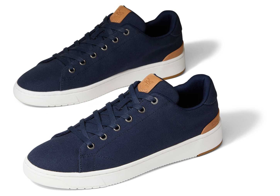 Toms Trvl Lite Sneaker Navy Blue Canvas