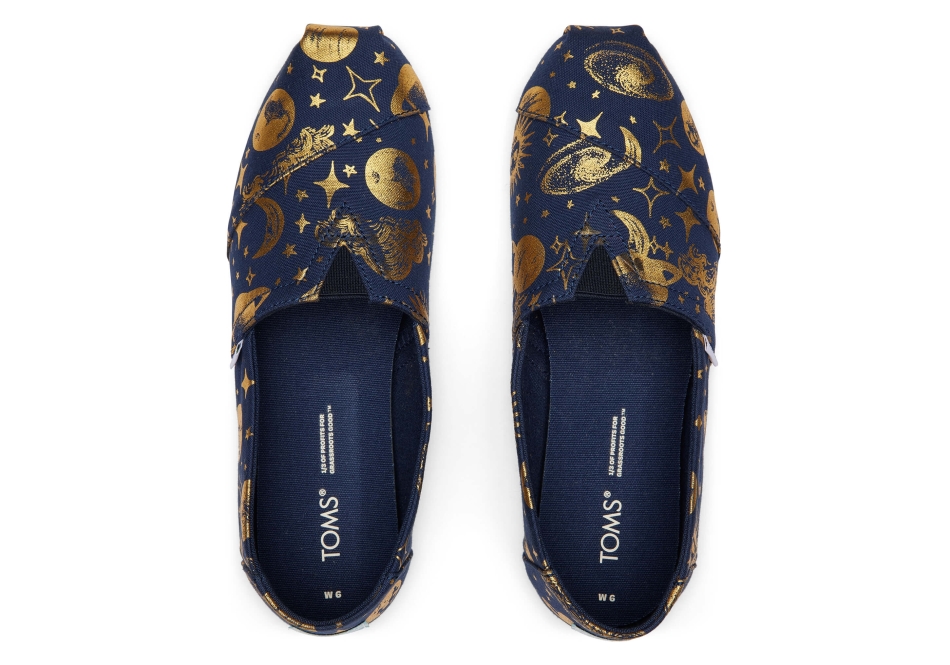 Alpargata Celestial Toms Navy Foil