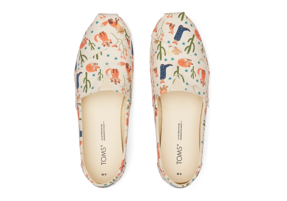 Toms Alpargata Foxes Natural Fox