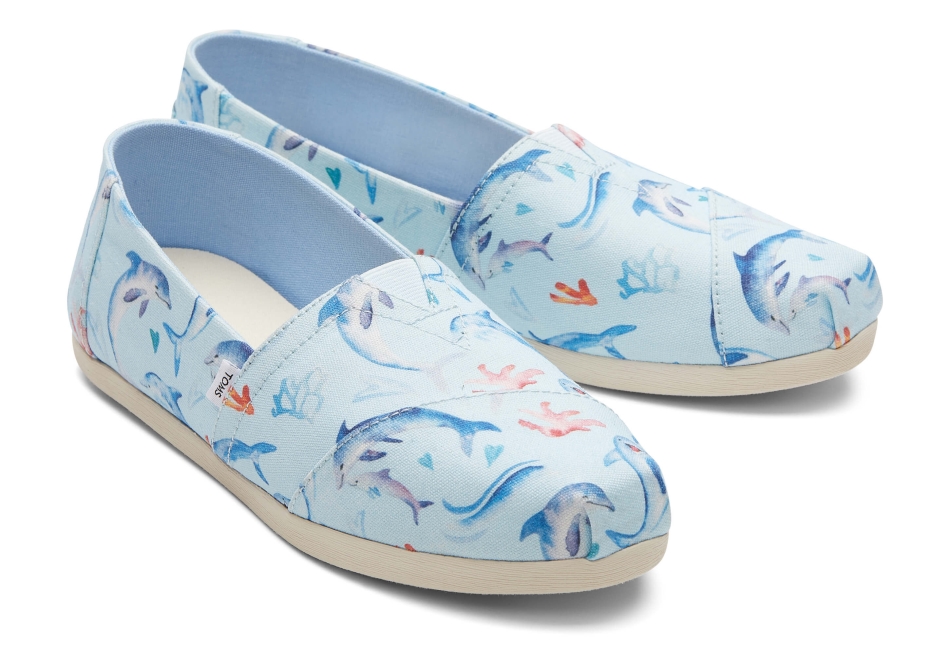 Toms Dolphins Alpargata Blue