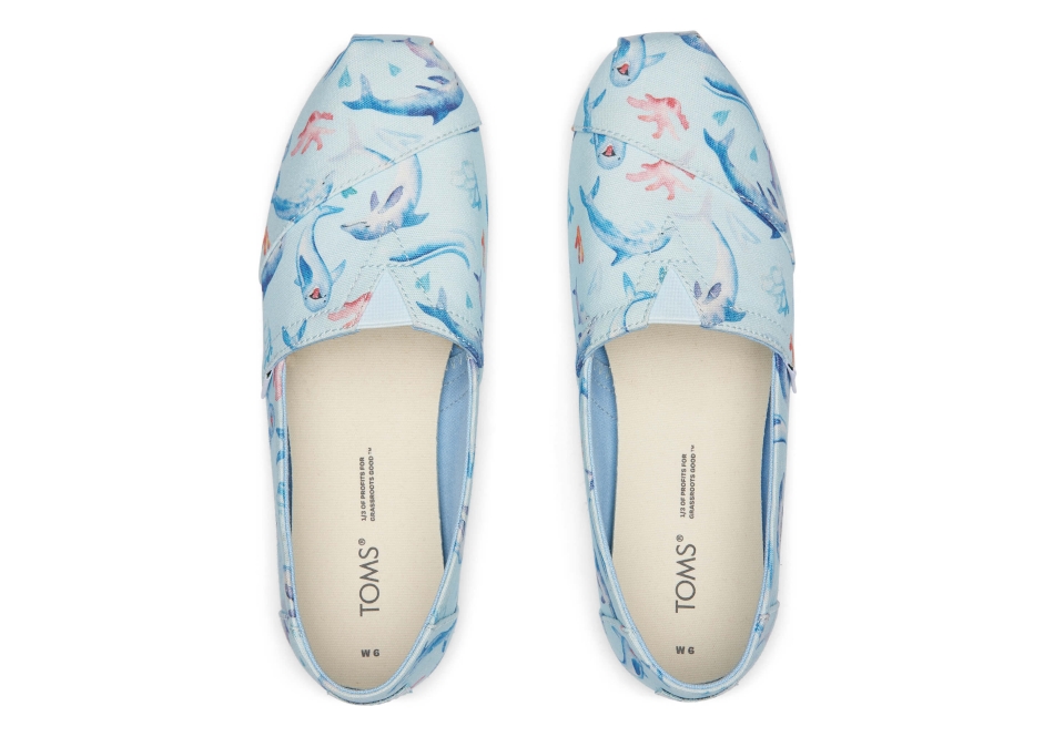 Toms Dolphins Alpargata Blue