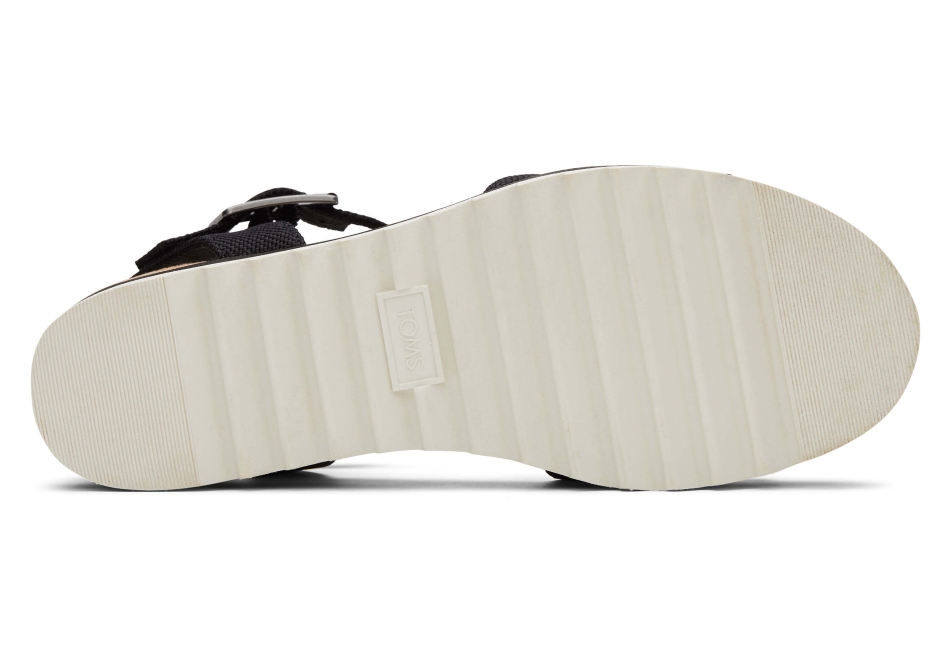 Toms Diana Wedge Sandal Black