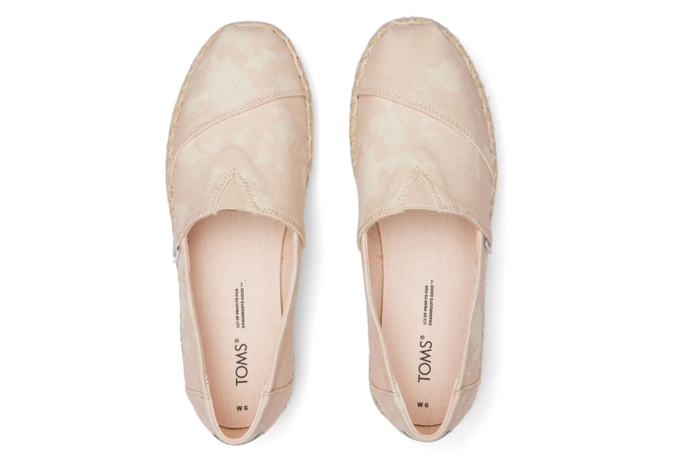 Toms Alpargata Rope Platform Sunfaded Canvas