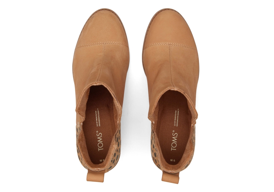 Toms Everly Cutout Boot Honey Leather