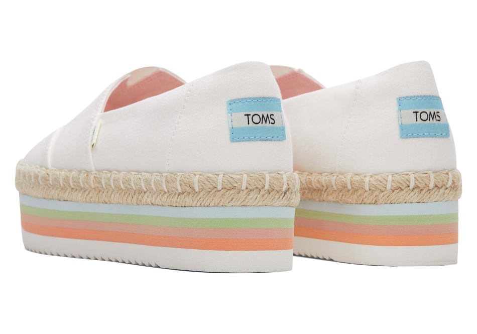 Toms Alpargata High Platform White