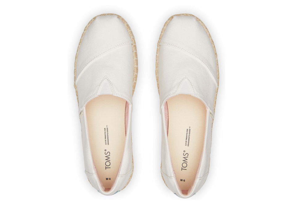 Toms Alpargata High Platform White