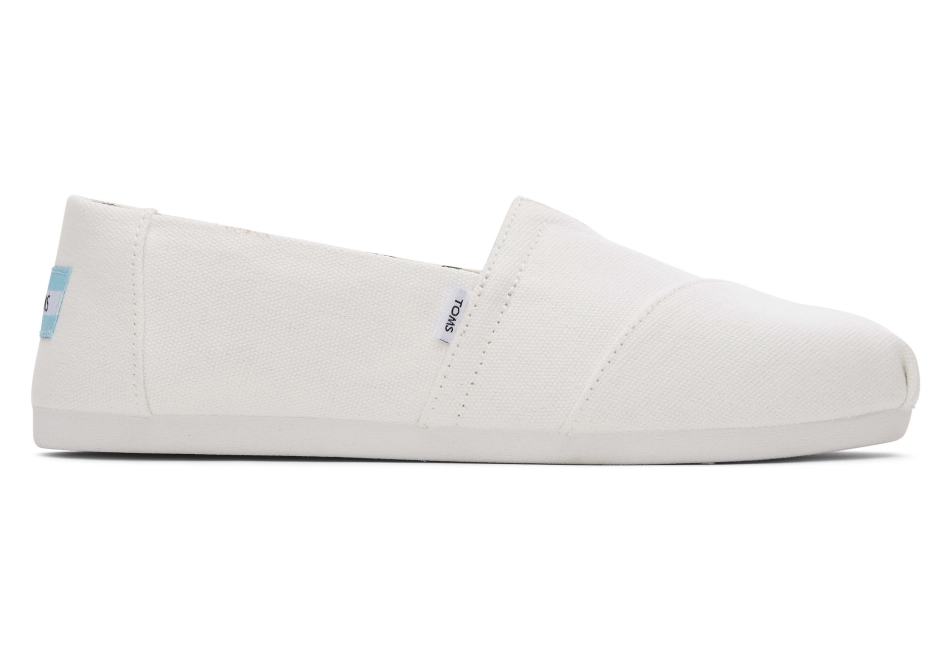 Toms Alpargata Recycled Cotton Canvas White