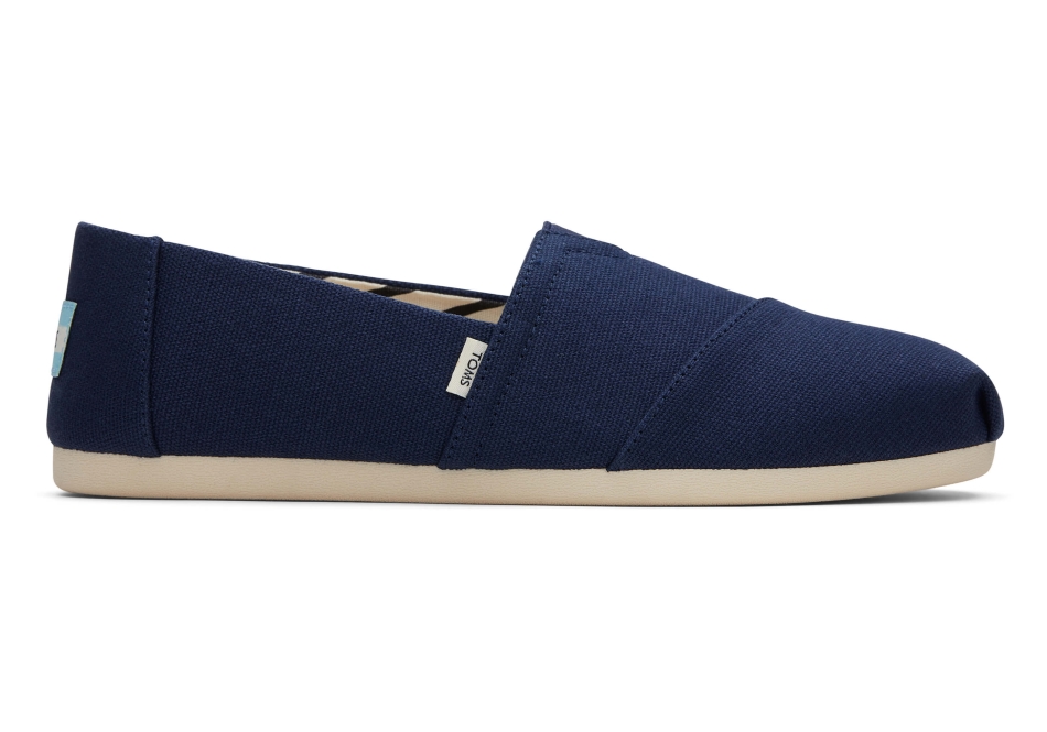 Toms Alpargata Recycled Cotton Canvas Navy