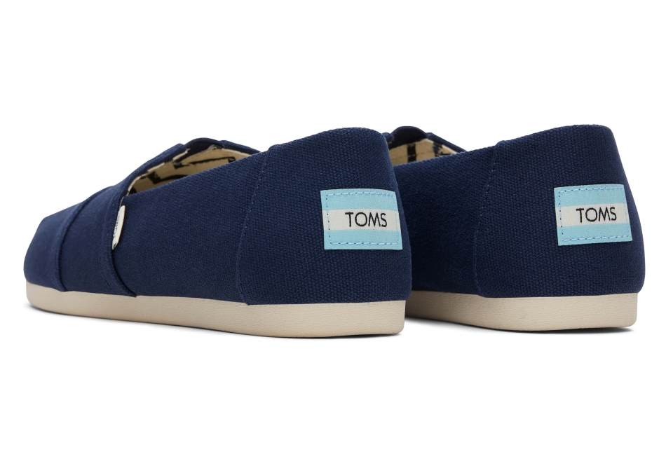 Toms Alpargata Recycled Cotton Canvas Navy
