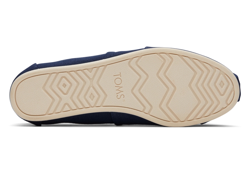 Toms Alpargata Recycled Cotton Canvas Navy