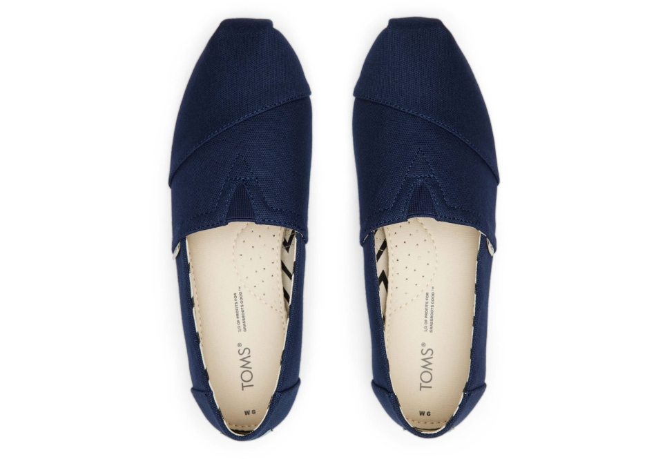 Toms Alpargata Recycled Cotton Canvas Navy