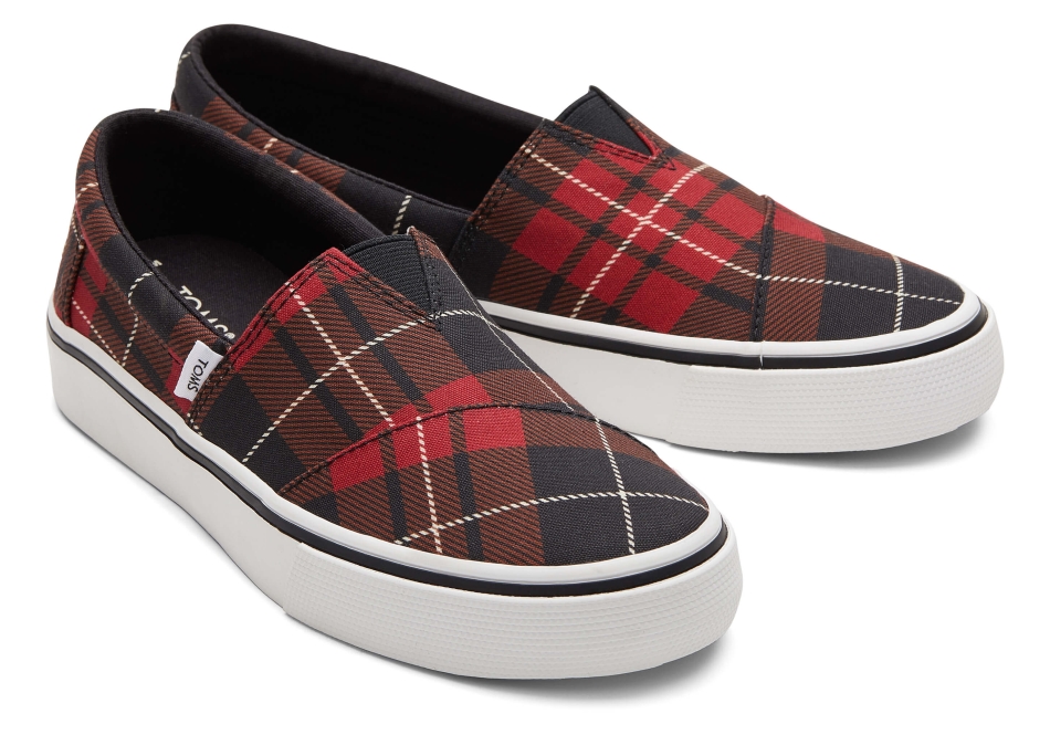 Toms Fenix Red Tartan