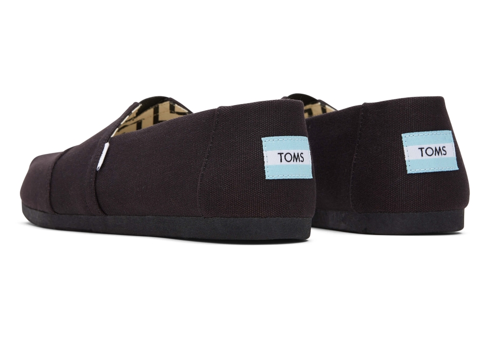 Alpargata Recycled Toms Cotton Canvas Black