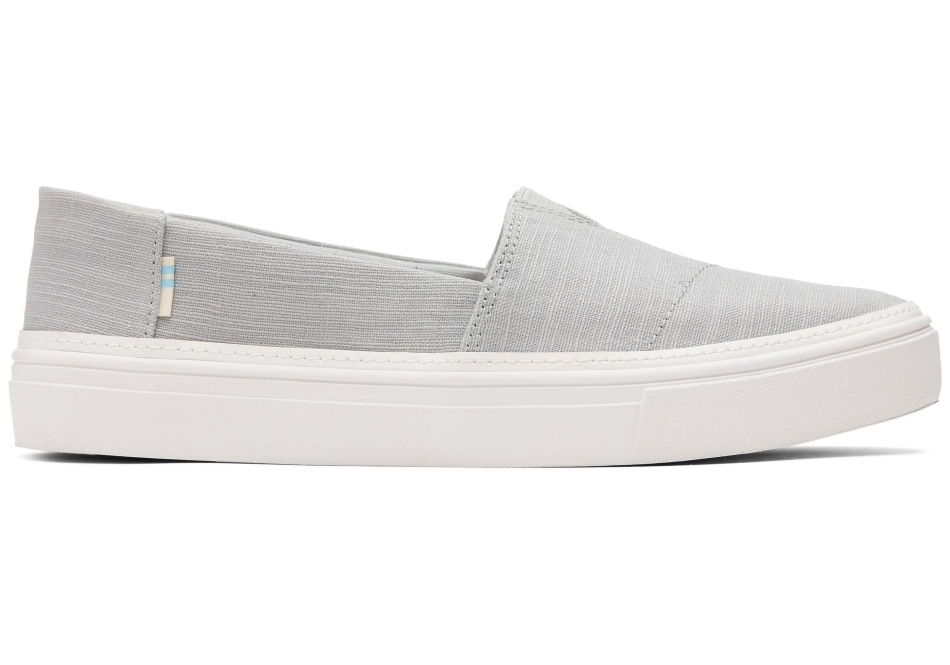Toms Parker Slip On Mid Grey