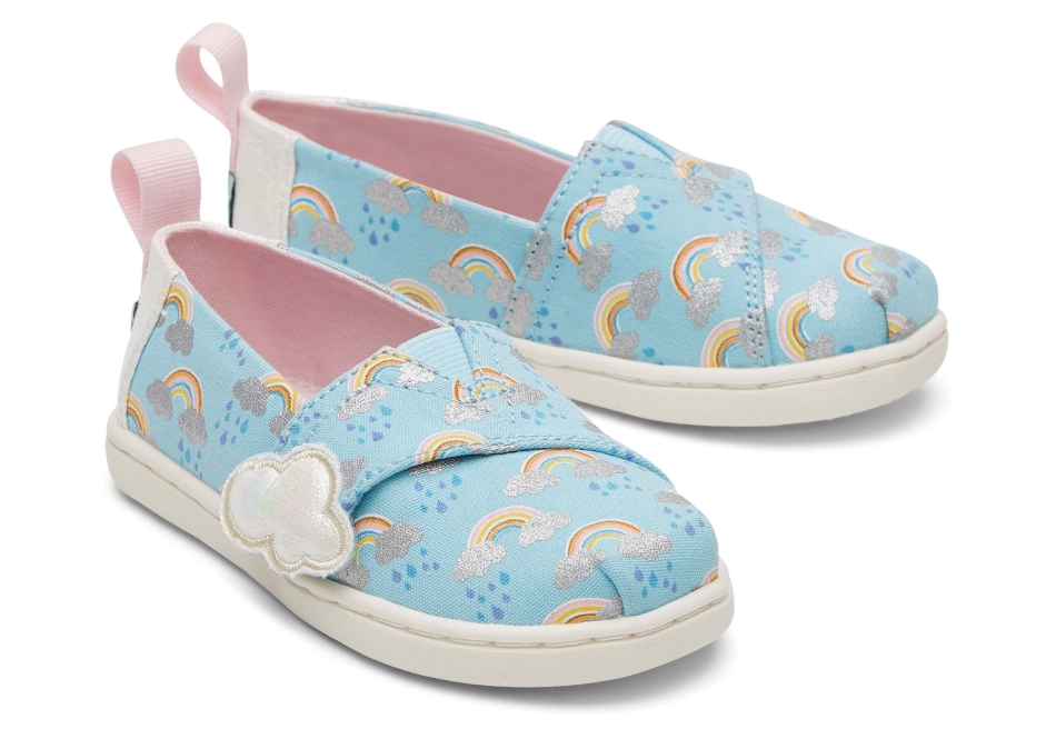 Toms Tiny Blue Weather Foil Print Blue Foil
