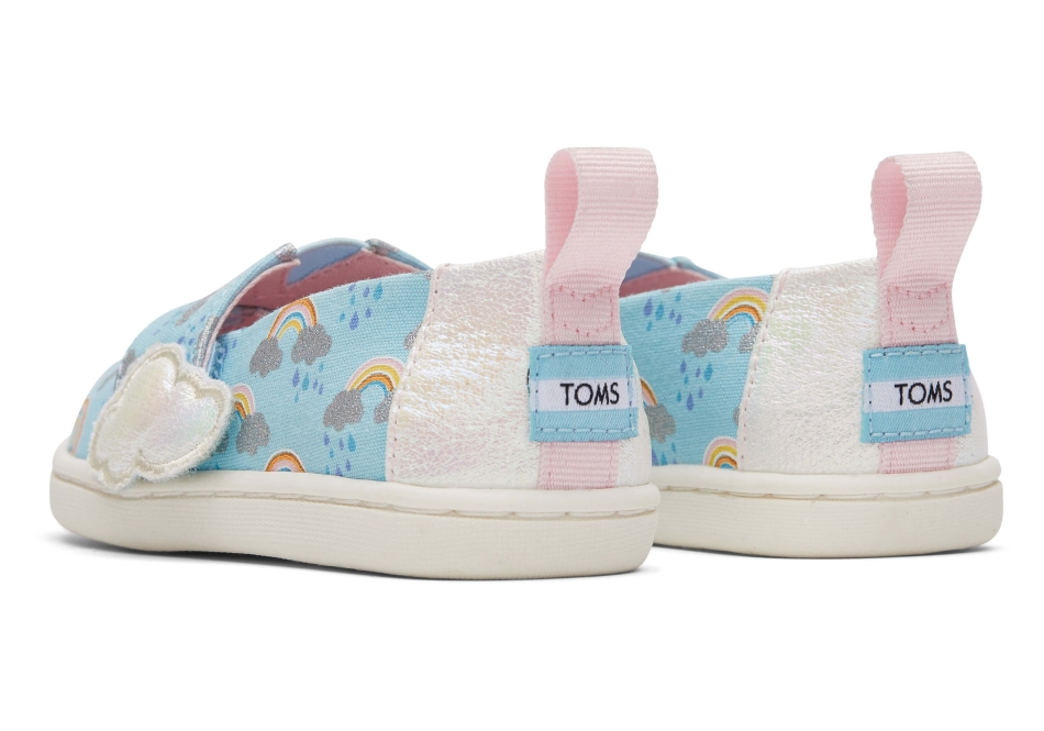 Toms Tiny Blue Weather Foil Print Blue Foil