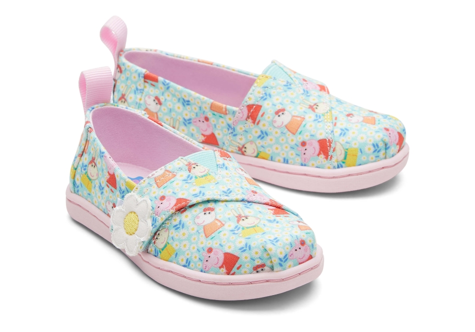 Toms Toms X Peppa Pig Tiny Alpargata Light Jade