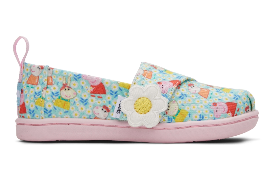 Toms Toms X Peppa Pig Tiny Alpargata Light Jade