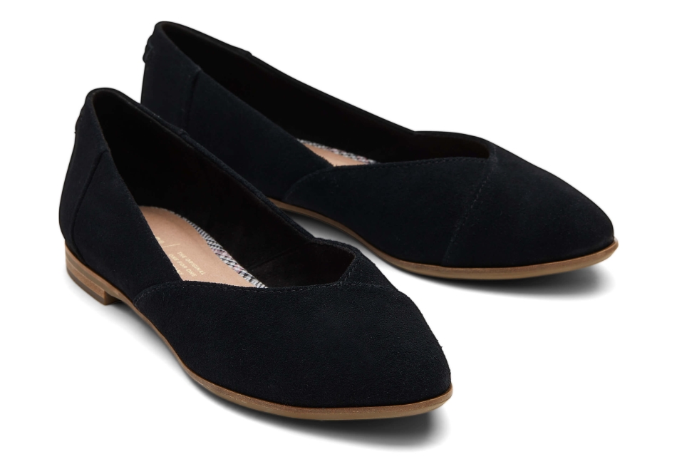 Toms Jutti Neat Flat True Black