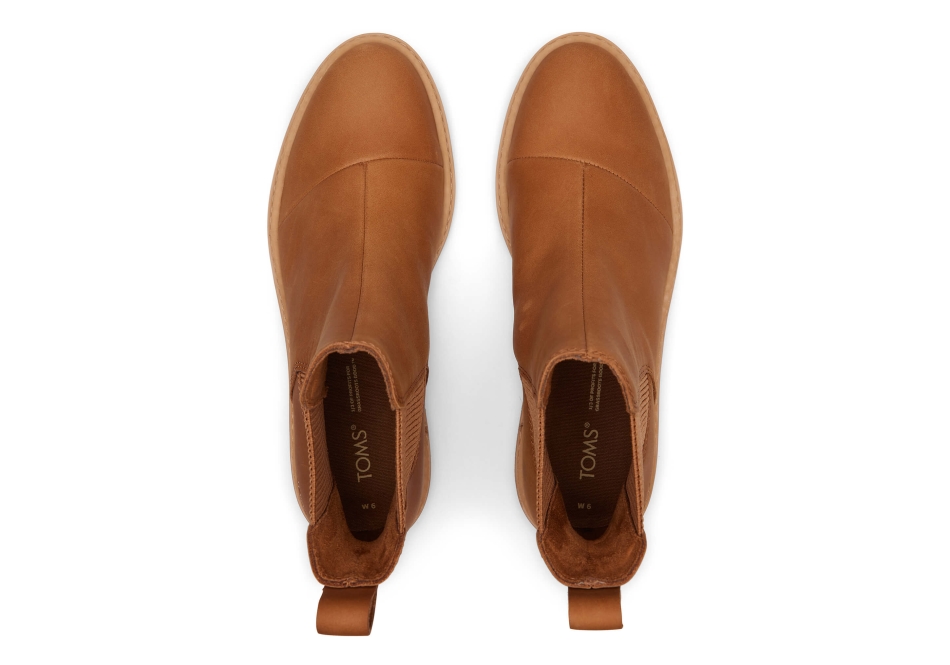 Toms Charlie Bootie Brown