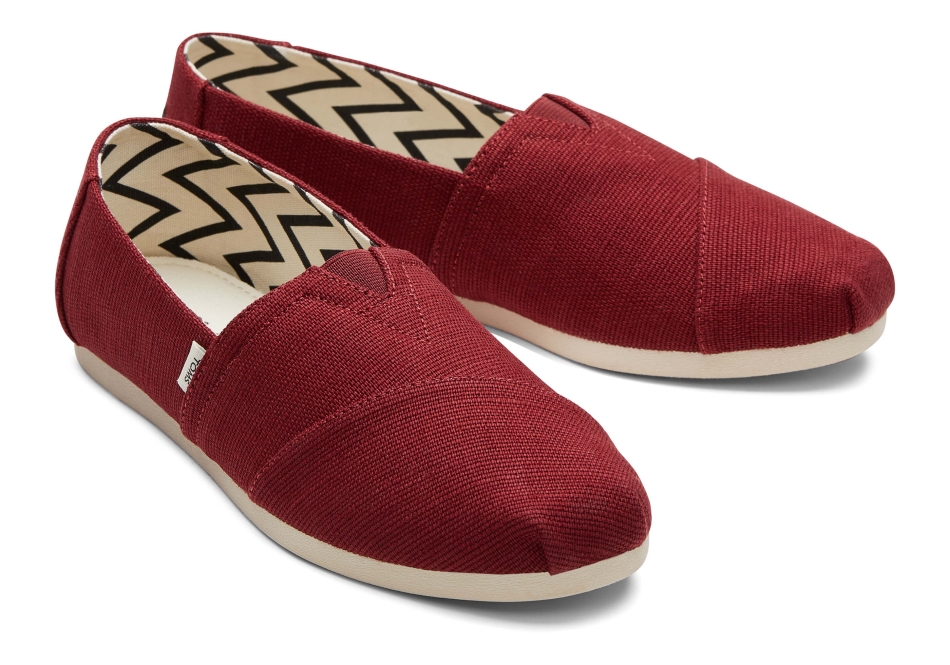 Toms Alpargata Heritage Canvas Black Cherry