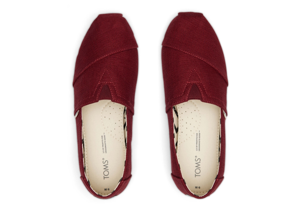 Toms Alpargata Heritage Canvas Black Cherry