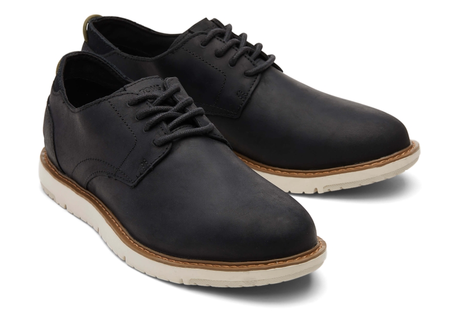 Toms Navi Dress Shoe Water Resistant Black