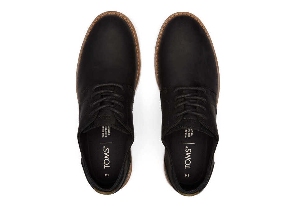 Toms Navi Dress Shoe Water Resistant Black
