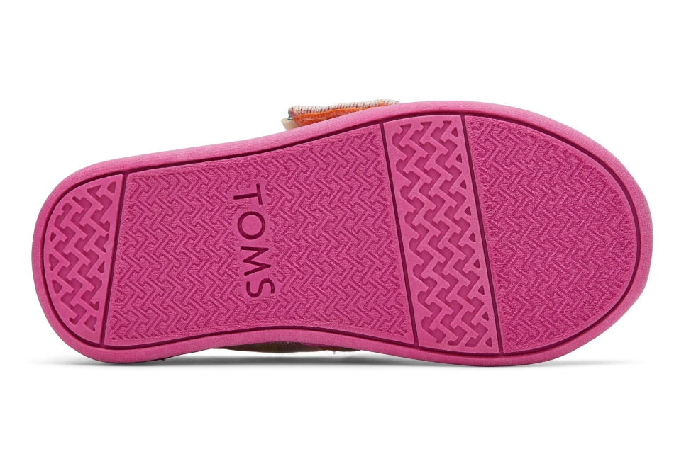 Toms Tiny Alpargata Glimmer Stars Coral Multi