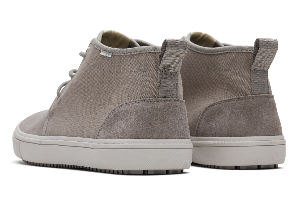 Toms Carlo Mid Terrain Water Resistant Sneaker Water Resistant Cement